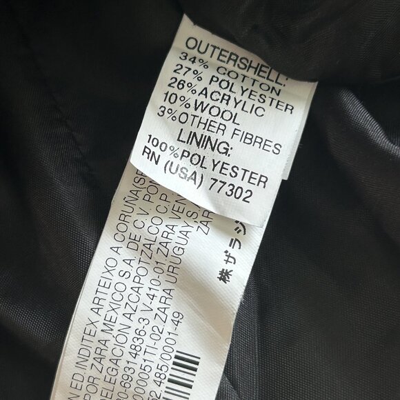 Zara TRF Tweed Vest Waistcoat ALT ASO Alice Cullen - Picture 5 of 6